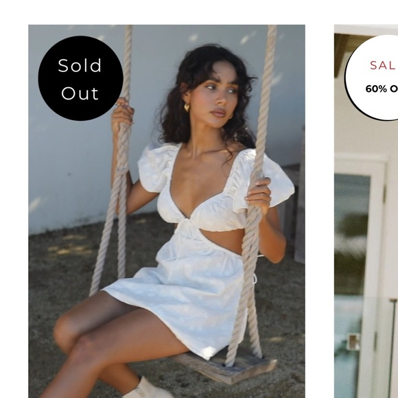 sabo skirt cutout dress - Picture 1 of 3